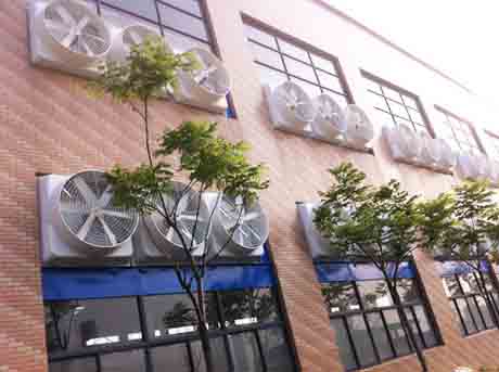 汽车维修车间降温